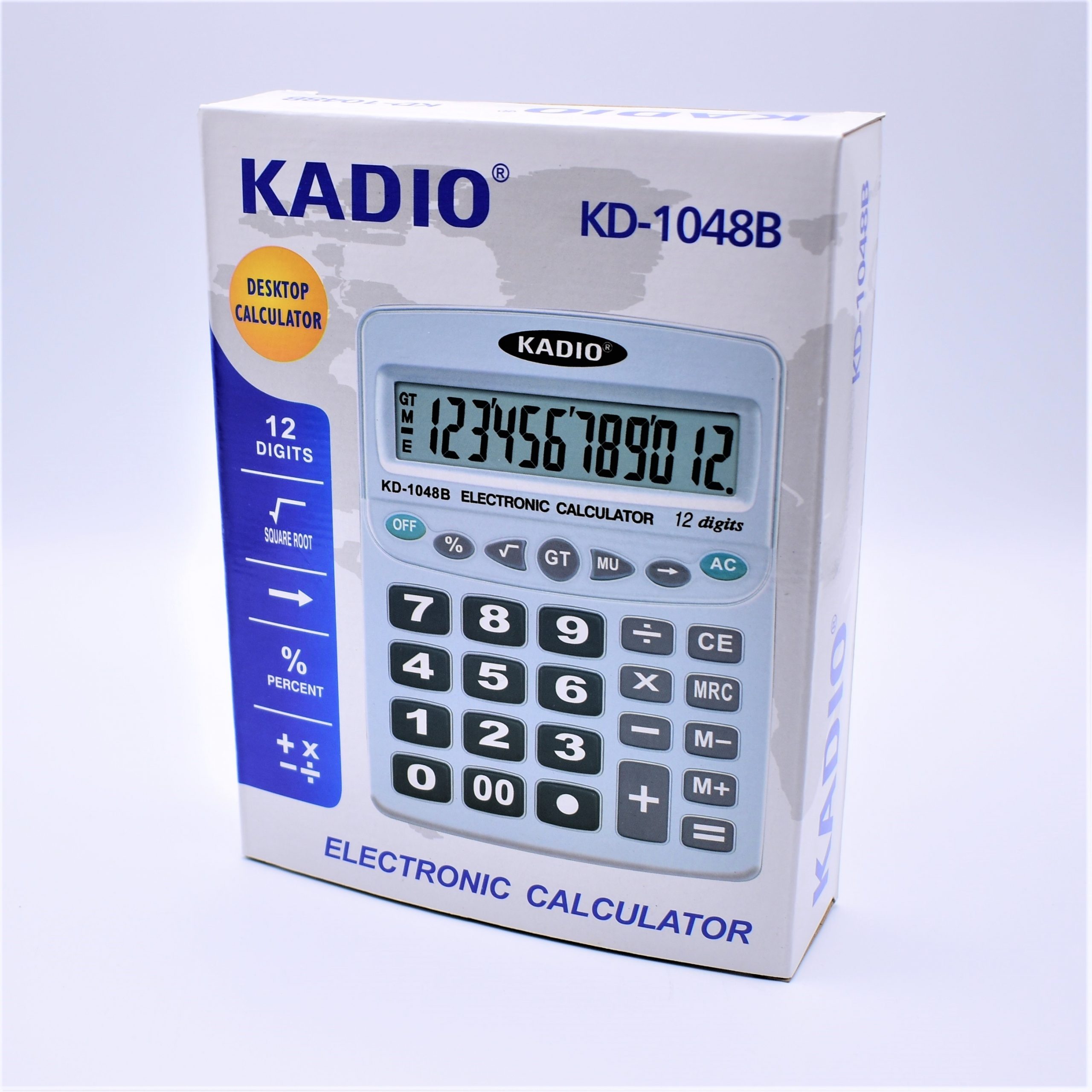 elephant Peep Teacher's day Calculator de birou cu 12Digits Kadio KD-1048B - Stone Electronic