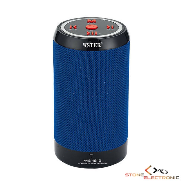 share tail Journey Boxa portabila cu Bluetooth ,USB/TF ,Radio FM, Albastru WS-1812 - Stone  Electronic