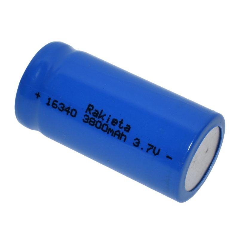 Acumulator 16340 Rakieta Stone® Li-Ion 3800mAh, 3.7v, Albastru - imagine 3